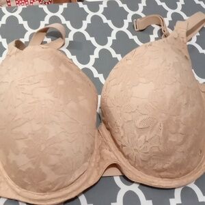 No Boundaries Underwire Support Lace Bra Sz 40D.